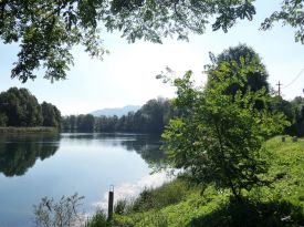 Ciclabile lungo il fiume Adda